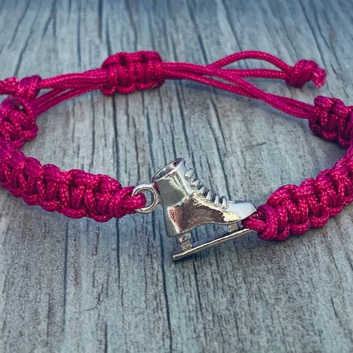 Sportybella - Wholesale Woven/Braided Bracelet - Skating Adjustable Rope Bracelet - Pick Color