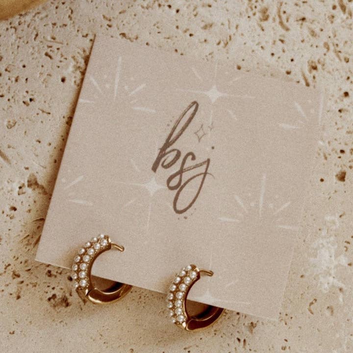 dara huggies for wholesale by Black Sheep Jewelry