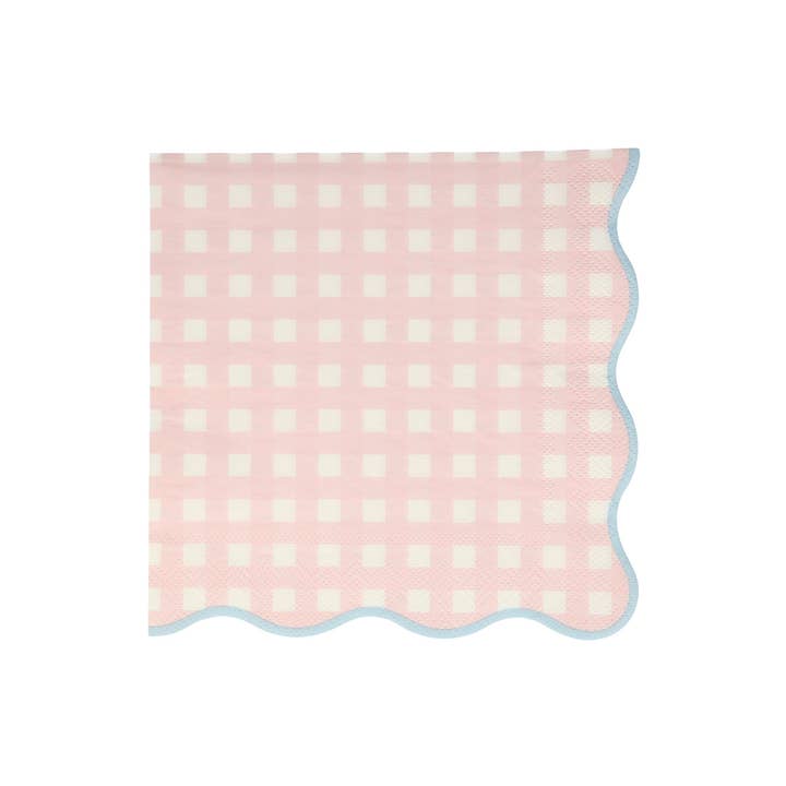 Meri Meri - Wholesale Disposable Napkin - Gingham Large Napkins2