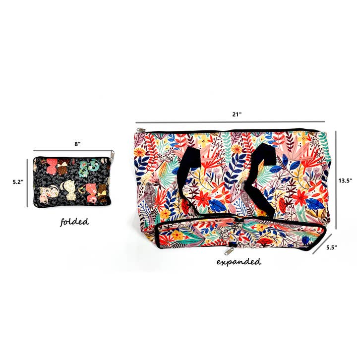 Comfortarians - Wholesale Tote Bag - Women's - Foldable Collapsible WaterProof Travel School Office Bag8