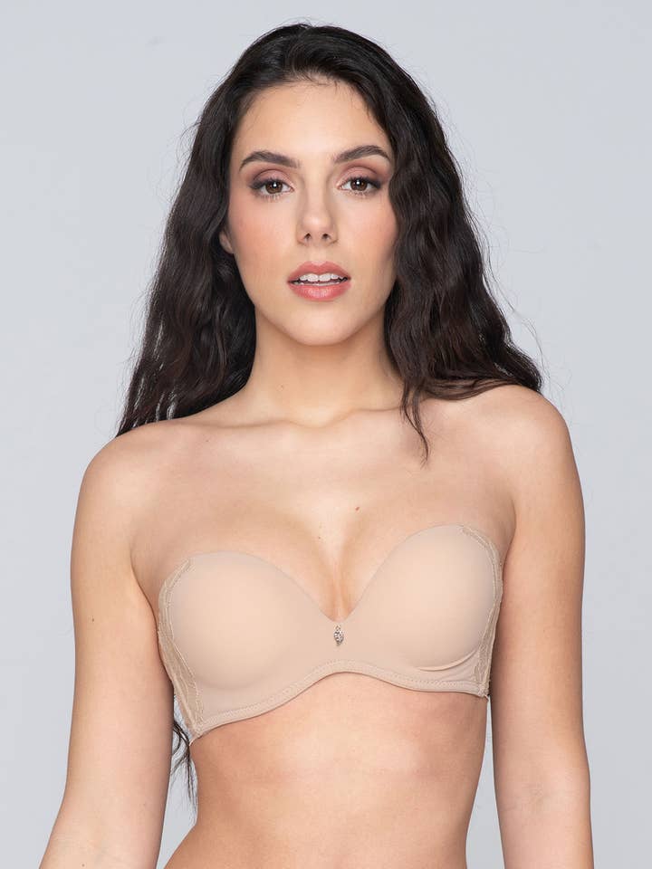 Melodi formad axelbandslös E/F för wholesale av Luna Splendida