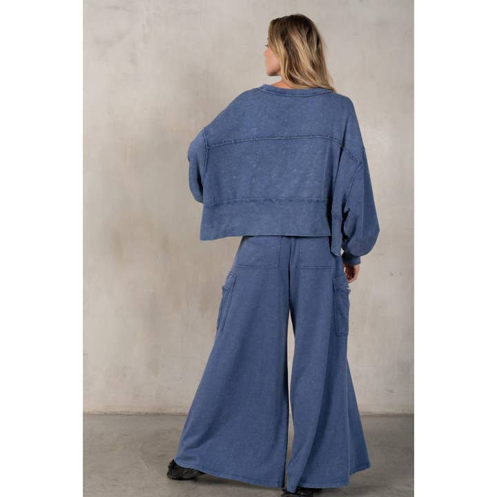 lalamia - Wholesale Sweatshirt - Women's - Exposed Seam Sweatshirt4