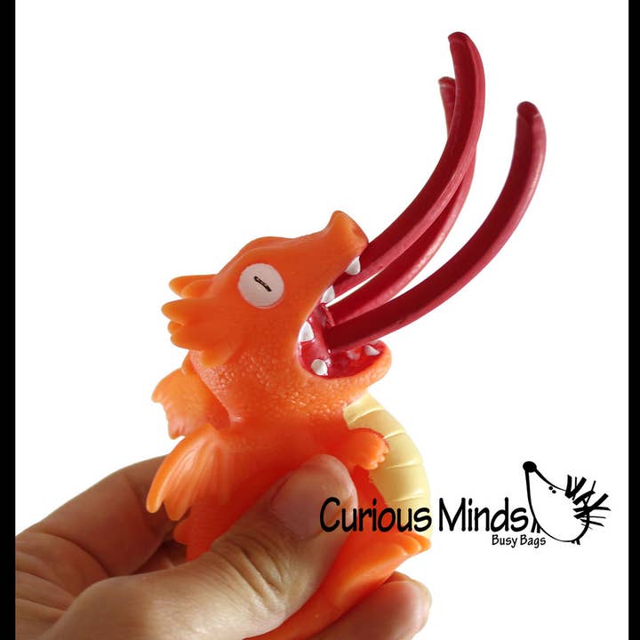 Curious Minds Toys - Wholesale Fidget Toy - Kids - Fire Breathing Dragon - Cute Squeeze Toy - Fun Fidget - Uniq
