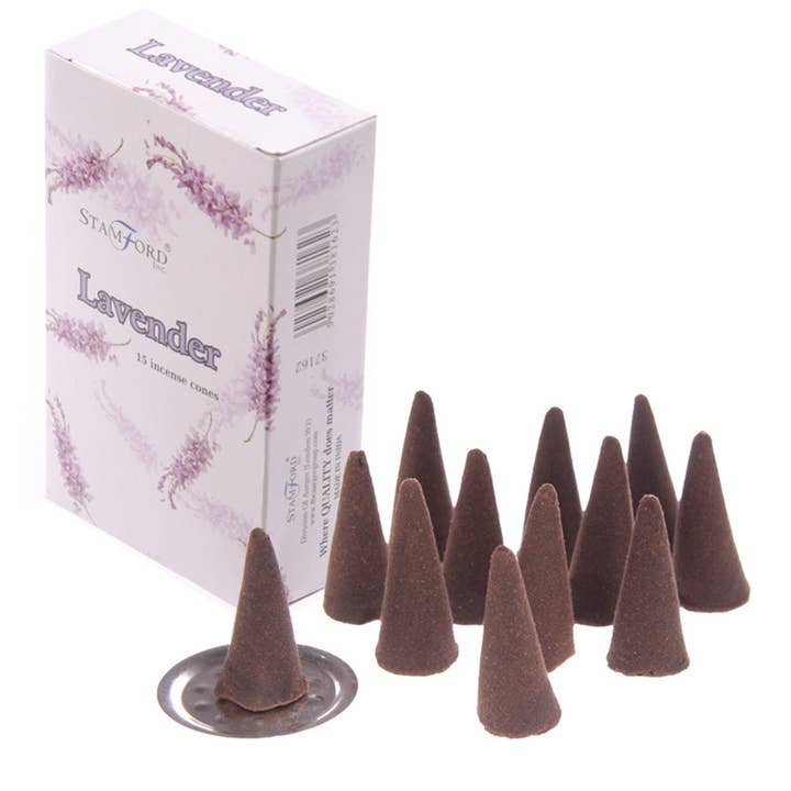 37162 Stamford Incense Cones - Lavender for wholesale by Puckator Ltd
