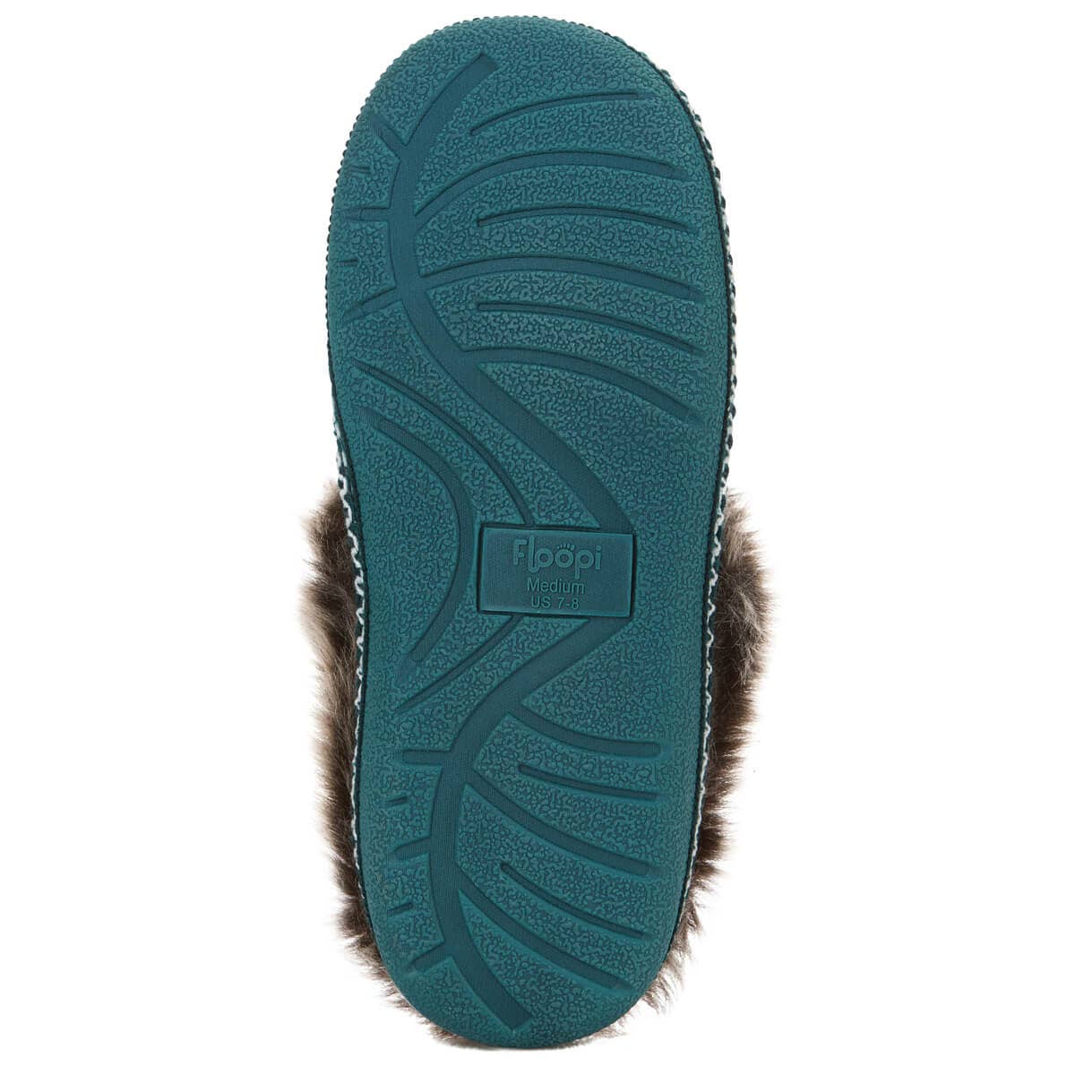 Floopi – Großhandel Hausschuhe – Damen – Damen Hausschuhe Selene in Kunstwildleder mit Aztekenborte4