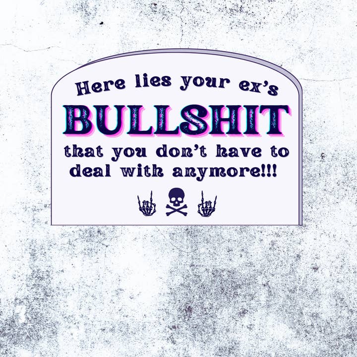 Hero Of The Story - Wholesale Love Card - DEAD 2 ME - breakup card divorce card funny humorous ex 1