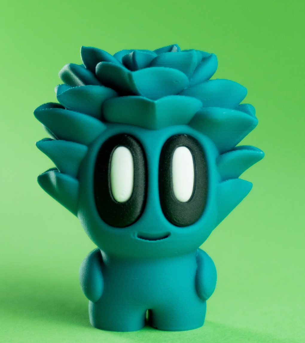 Great American Designs - Wholesale Decorative Figurine - Blob Plants, Mini Plant Collectible Art Toy with Pot, 3D 4