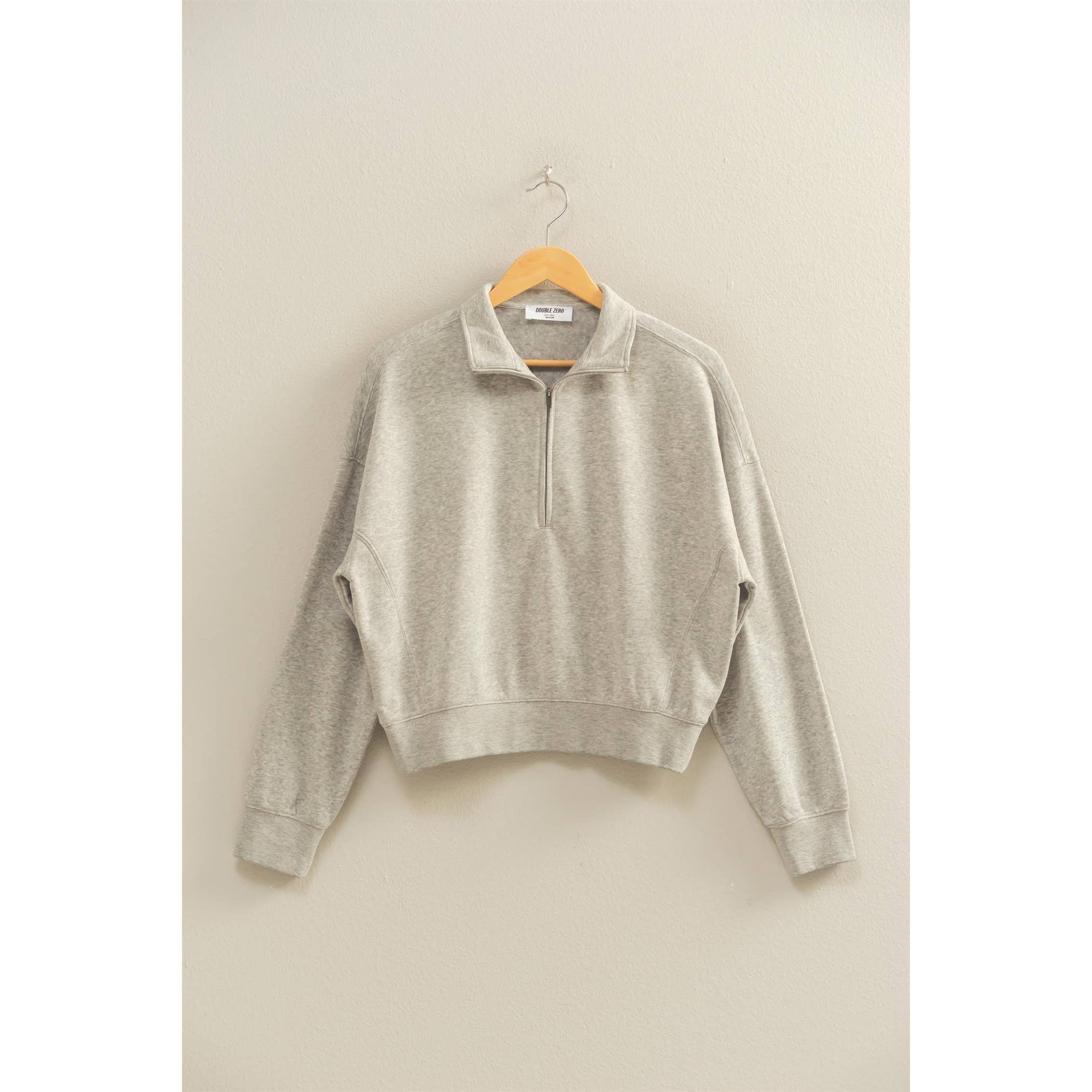 Double Zero - Venta al por mayor Sudadera - Mujer - Sudadera con media cremallera Love This Way8