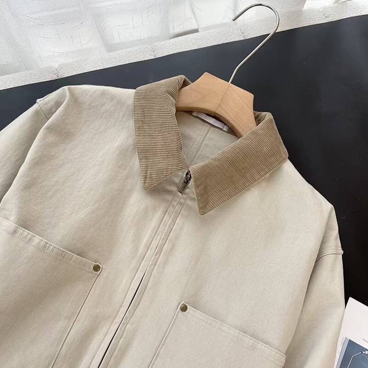 Rosa Clothing - Wholesale Jacket - Women's - Vintage-Inspired Classic barn jacket cropped jacket14