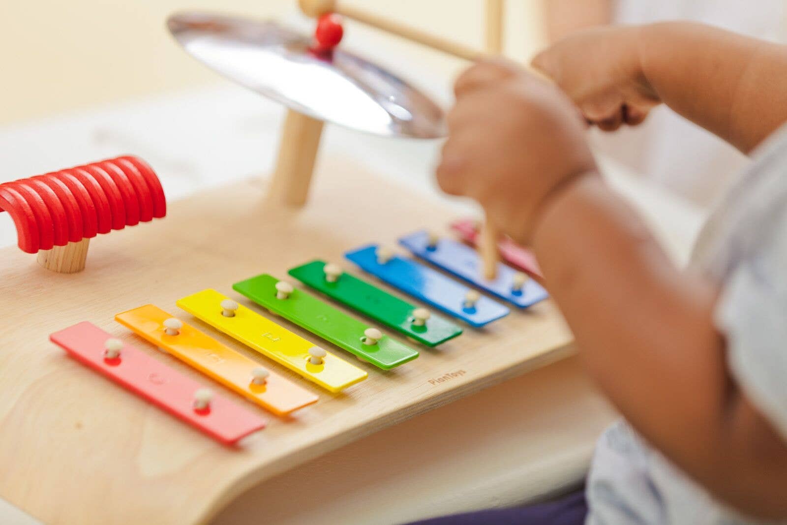 PlanToys - Wholesale Musical Toy - Kids & Baby - Kids' Musical Toy Set with Xylophone, Cymbal and Guiro1