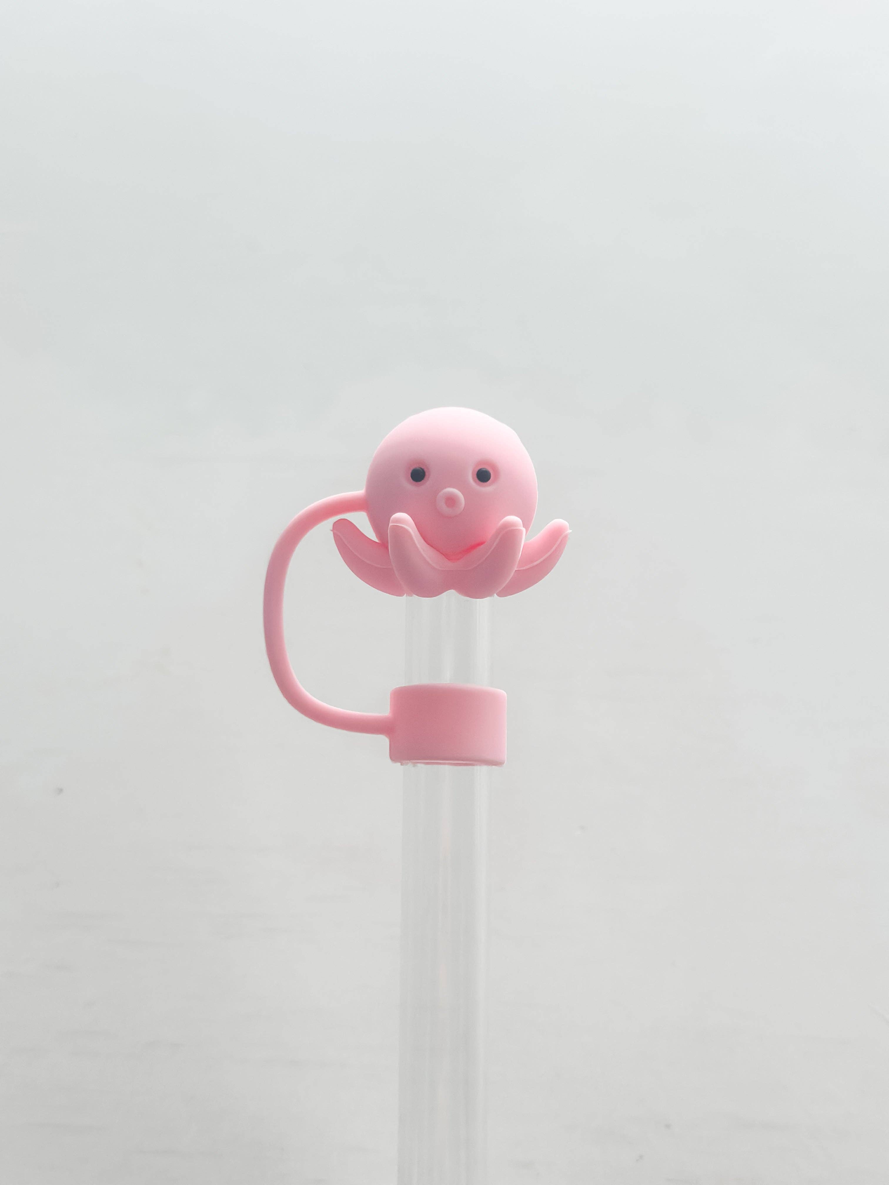 Harris Girls & Co. - Wholesale Drinking straw - Straw Cover 10MM "Pink Octopus"