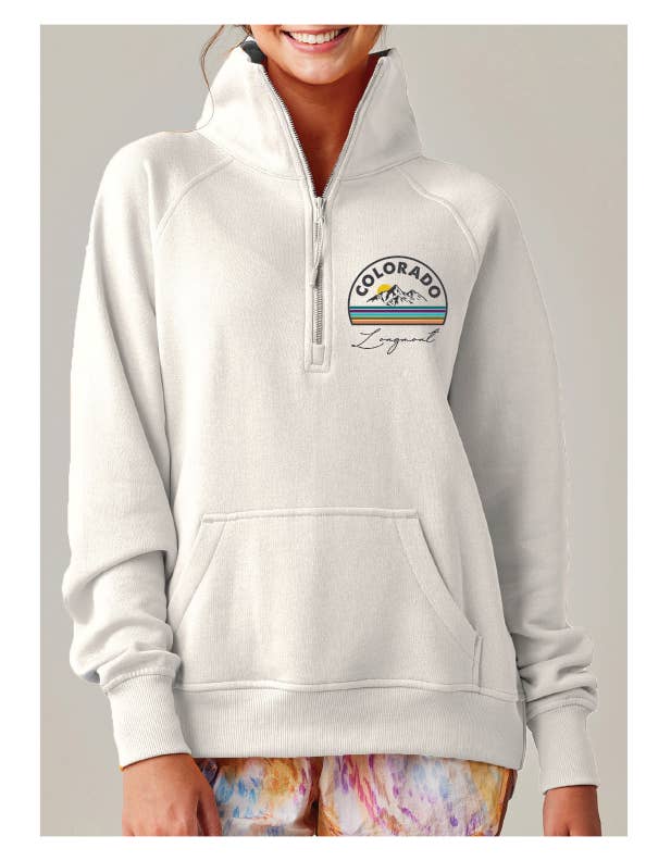MT Brand Apparel - Wholesale Hoodie - Women's - Mountain Close To You - Customizable - 1/2 Zip Pullover