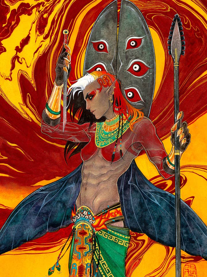 Radja || Open Edition Giclee for wholesale by Oscen || Nen Chang & Liz Tecca