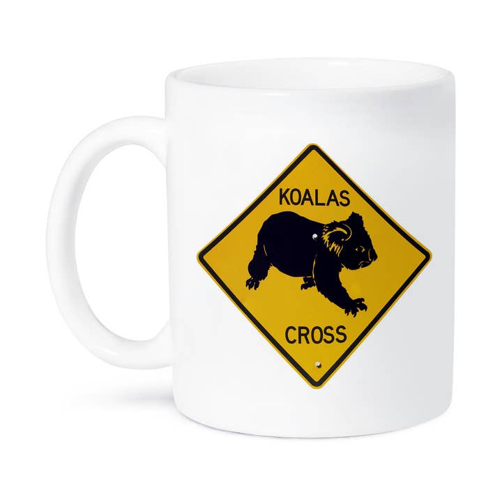 3dRose, Koala Krydsningsadvarselsskilt, Australien - AU01 DWA4636 - David Wall, Krus for engroshandel hos 3dRose