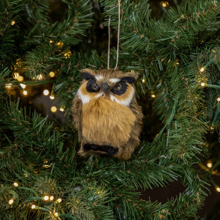 Ragon House - Wholesale Ornament - GREAT HORNED OWL ORNAMENT1