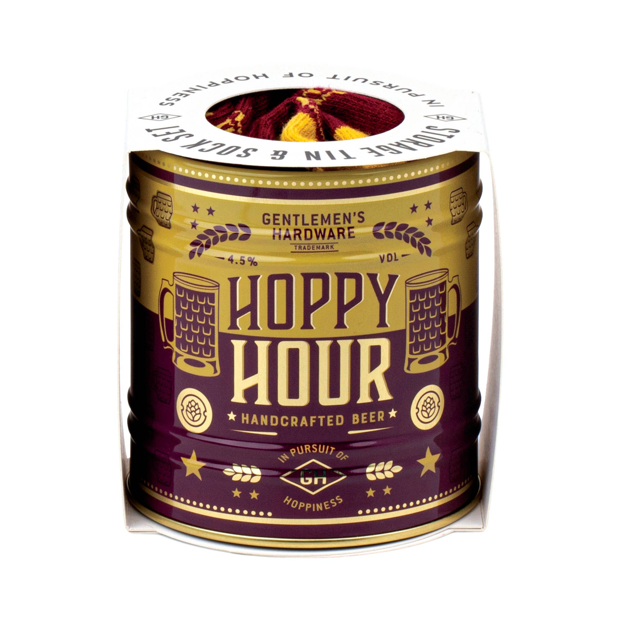 Gentlemen's Hardware - Wholesale Socks - Men's - Socks In A Can - Beer