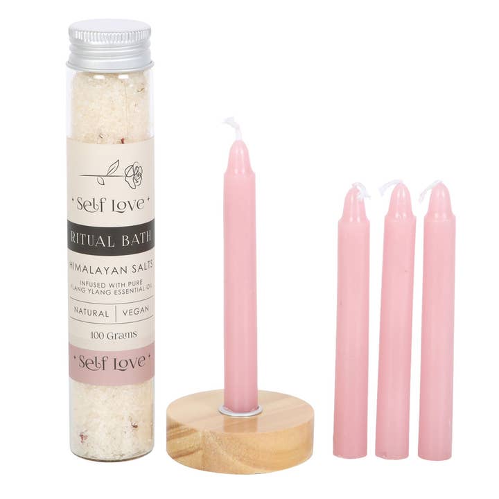 Something Different Wholesale - Wholesale Bath & Body Set - Self Love Herbal Ritual Bath Salt Kit