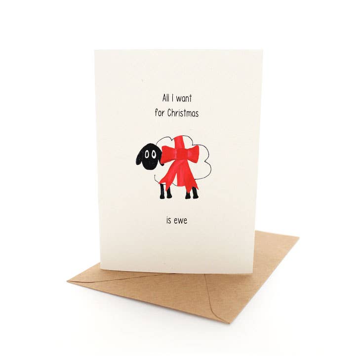 Pleasant Tree - Wholesale Christmas card - Punny Xmas Ewe