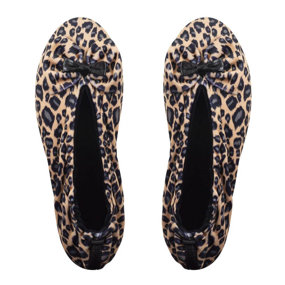 Glove Story - Wholesale Slippers - Women's - Women's indoor ballerinas in large bow velvet - CF01408