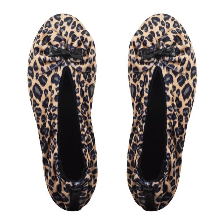 Glove Story - Wholesale Slippers - Women's - Women's indoor ballerinas in large bow velvet - CF01408