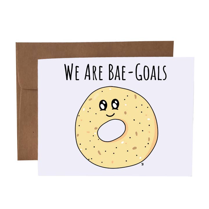 Carte de vœux We Are Bae-Goals pour la vente par SKP ink
