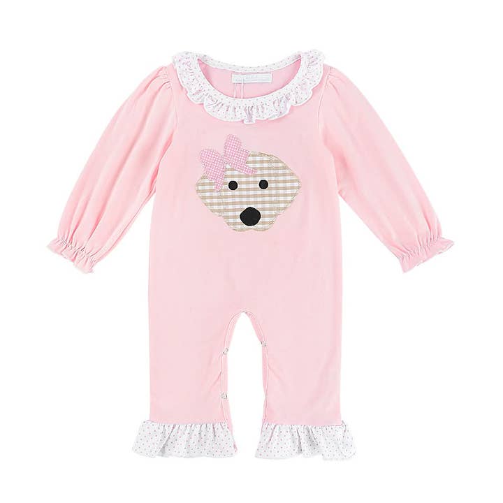 Puppy girl Bubble for wholesale by City Beautiful Childrens Boutique