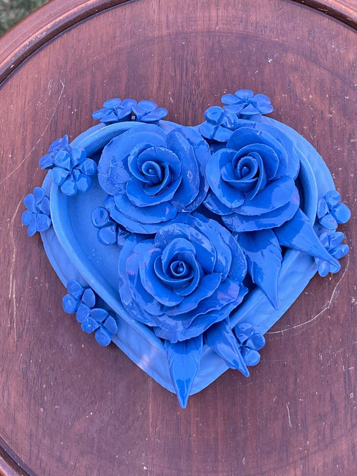 Heart Garden for wholesale by Cori Ceramics & Art LLC