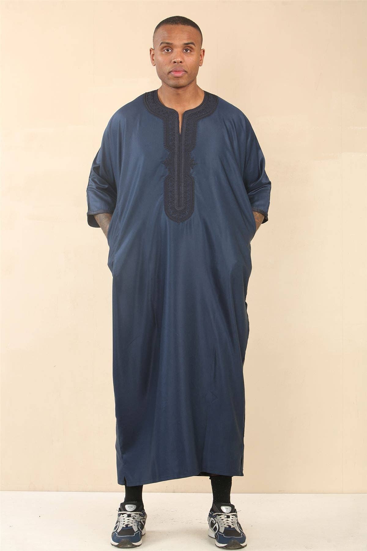 Infinity Leather (Upperclass Fashions Ltd) - Vente Peignoir – homme - Djellaba Jubba Robe Marocaine pour Homme Eid0