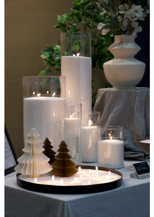 ILLUMINA Lys - Wholesale Novelty Candle - 750g Illumina hvit + 10 veker1