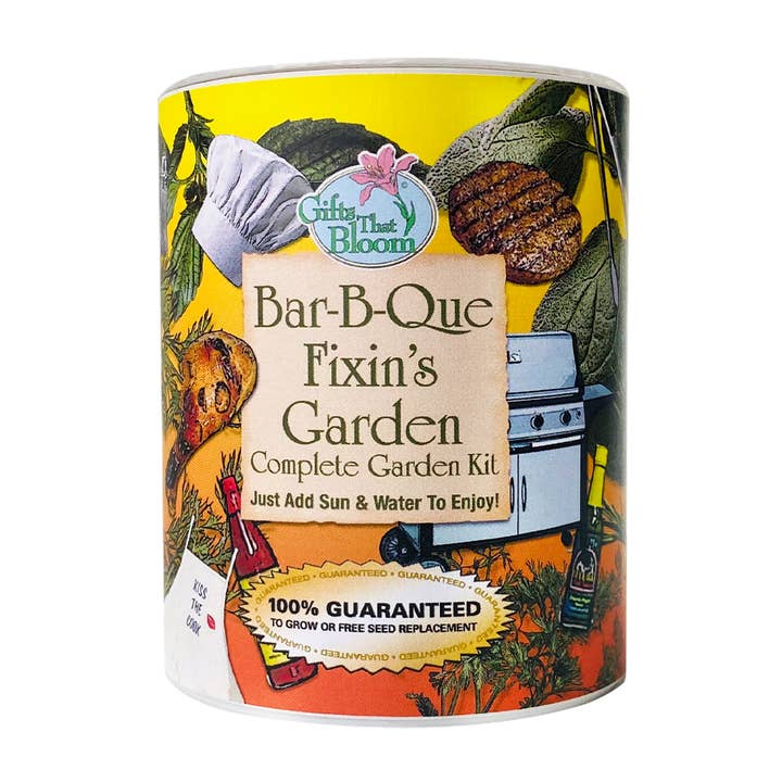 Gifts That Bloom - Wholesale Plant Seeds - Bar-B-Que Fixin's Herb Garden Grocan Seed Kit0