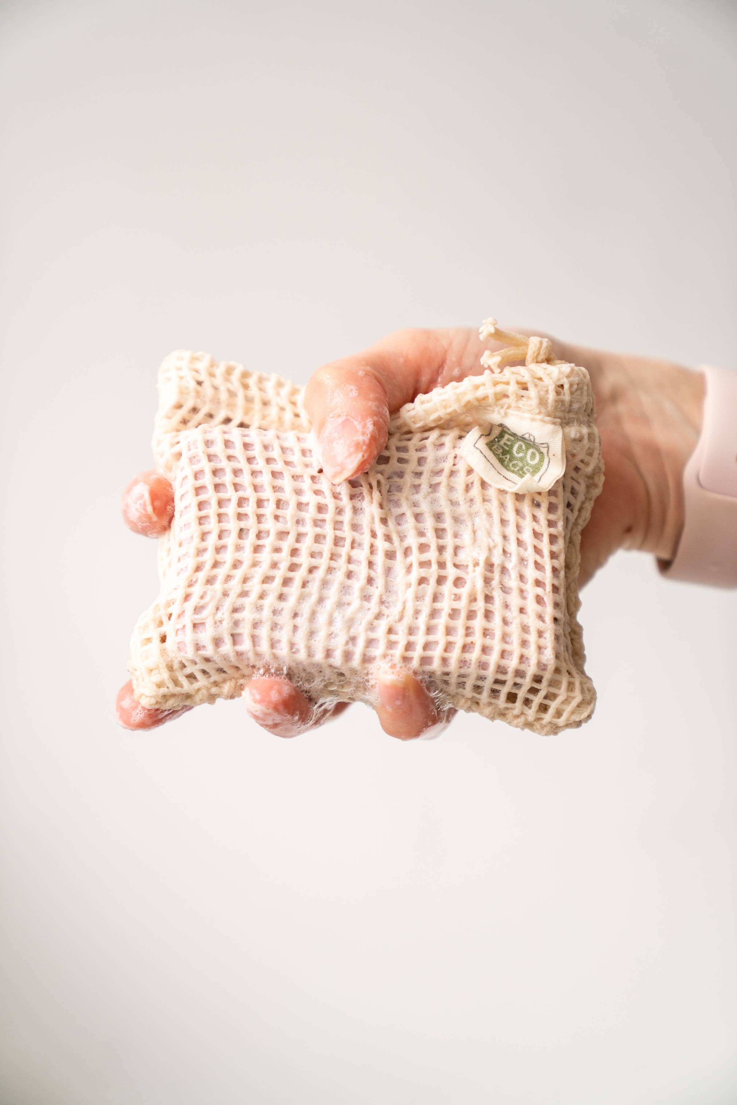 ECOBAGS - Wholesale Soap Pouch/Sack/Bag - Organic Cotton Soap Saver Bag2