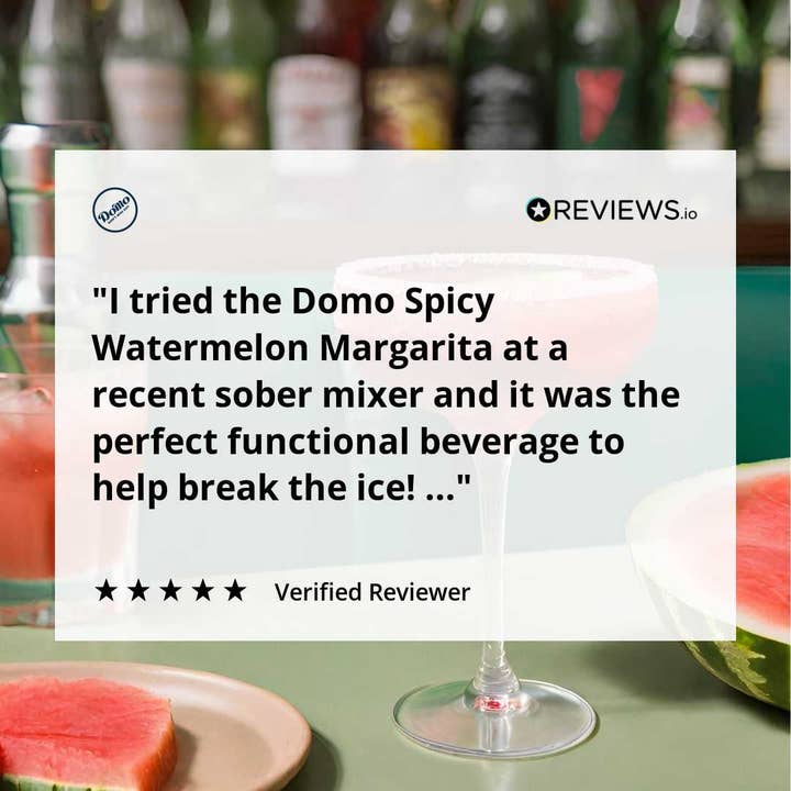 ProofNoMore - Wholesale Elixir - DO'MO – Spicy Watermelon Margarita - Ultra Functional Zero-Proof Elixir – 12oz
