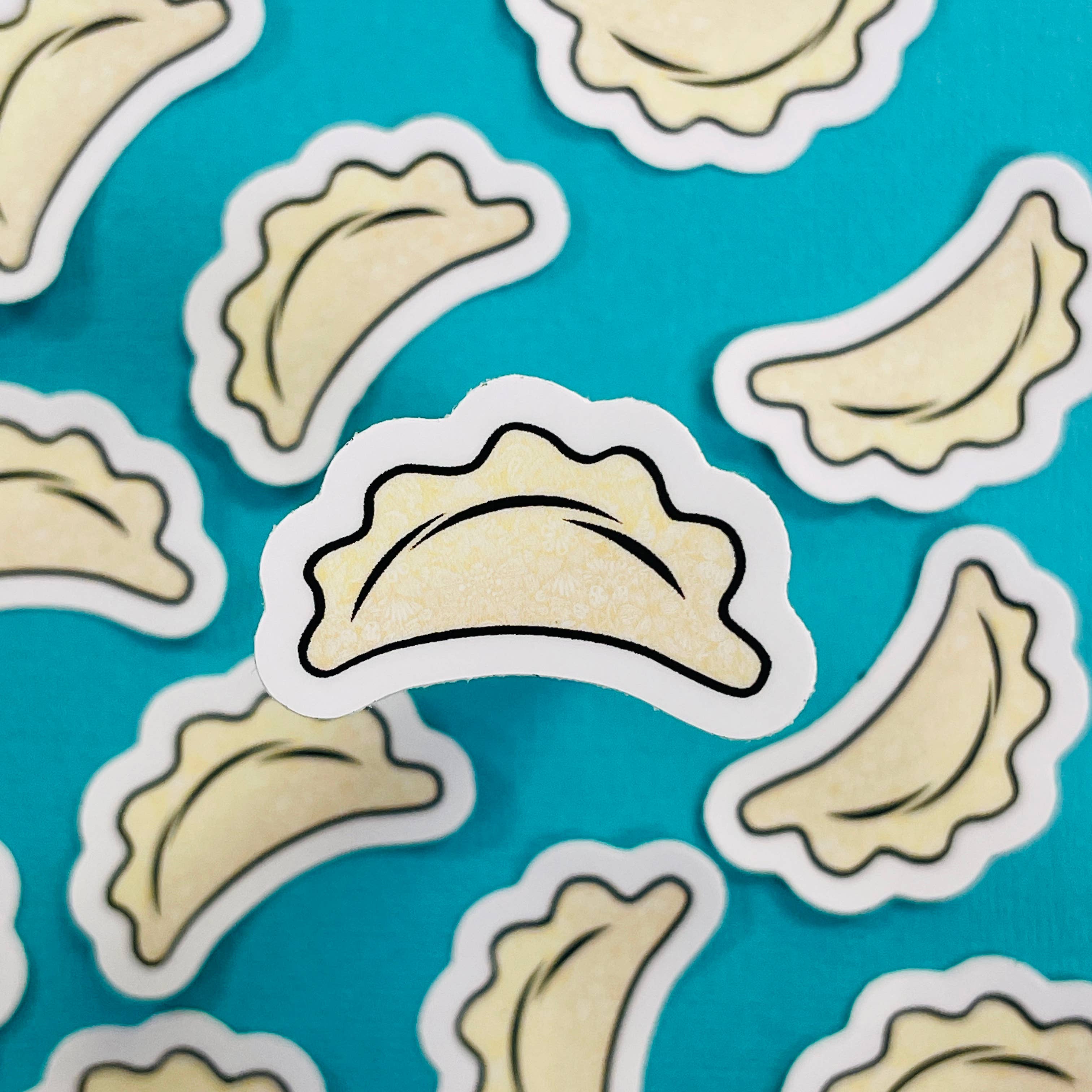 Zenspire Designs - Wholesale Sticker - Mini Pierogi Sticker (WATERPROOF)