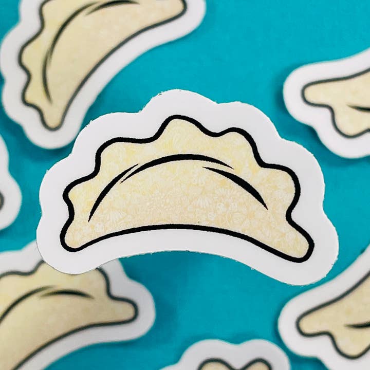 Zenspire Designs - Wholesale Sticker - Mini Pierogi Sticker (WATERPROOF)0