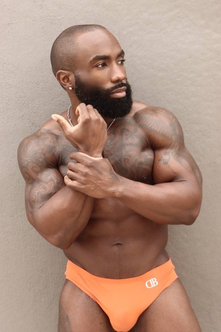 Debonair Men – Großhandel Unterwäsche – Herren – Tiger Orange Slip