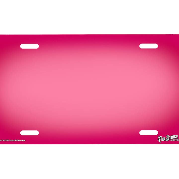 "Pink Ringer" - Decorative License Plate for wholesale by Airstrike