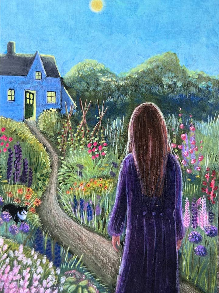 Grußkarte "Nach Hause gehen" für den Großhandel von Hannah Willow Art