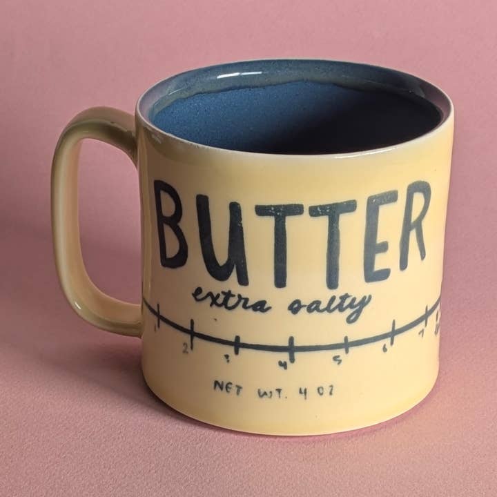 City in Bloom Ceramics - Wholesale Coffee mug - Extra Salty Butter Mug0