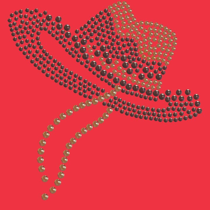 Brun Cowboy Hat Dame T-shirt for engroshandel hos Dog in the Closet