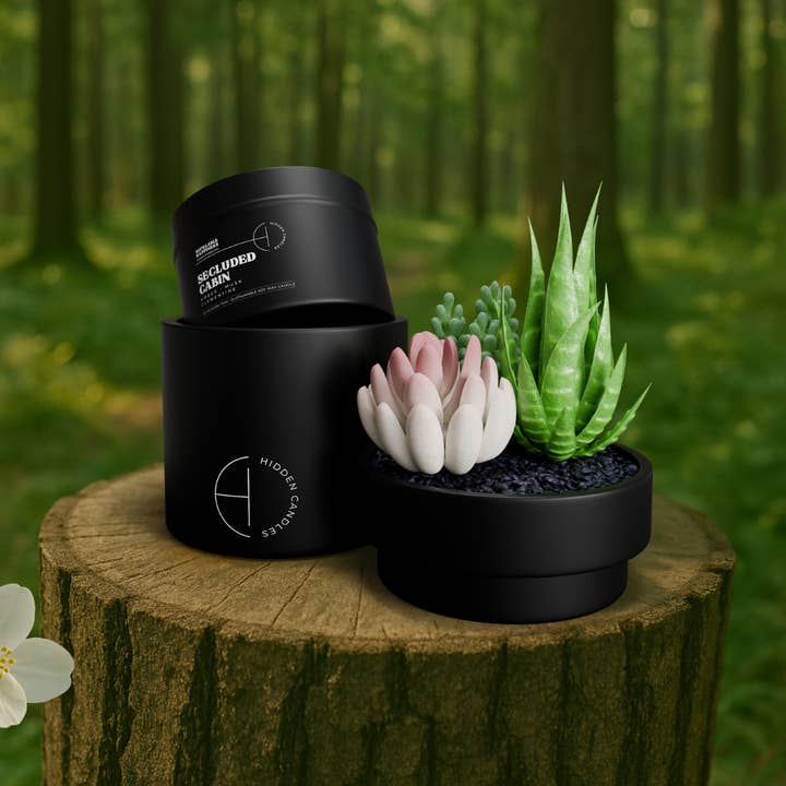 Hidden Candles - Wholesale Jar/Filled Candle - Secluded Cabin Candle Refill8