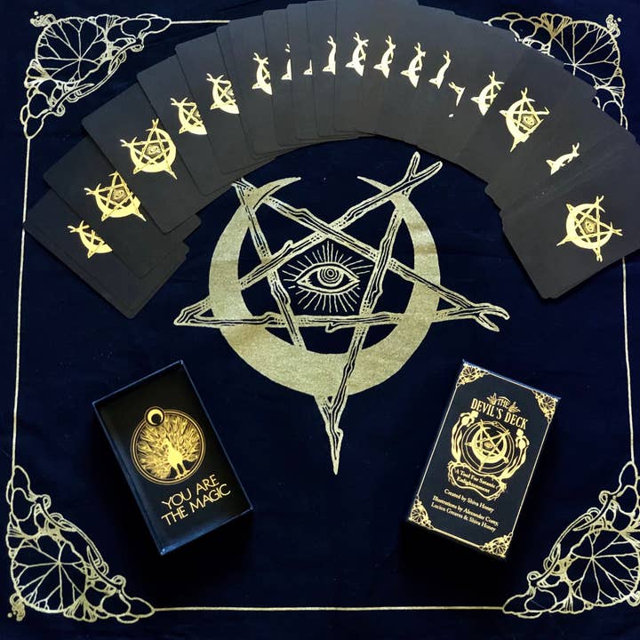 Serpentīnae - Venta al por mayor Cartas del tarot - La baraja del diablo: una herramienta para la iluminación satánica