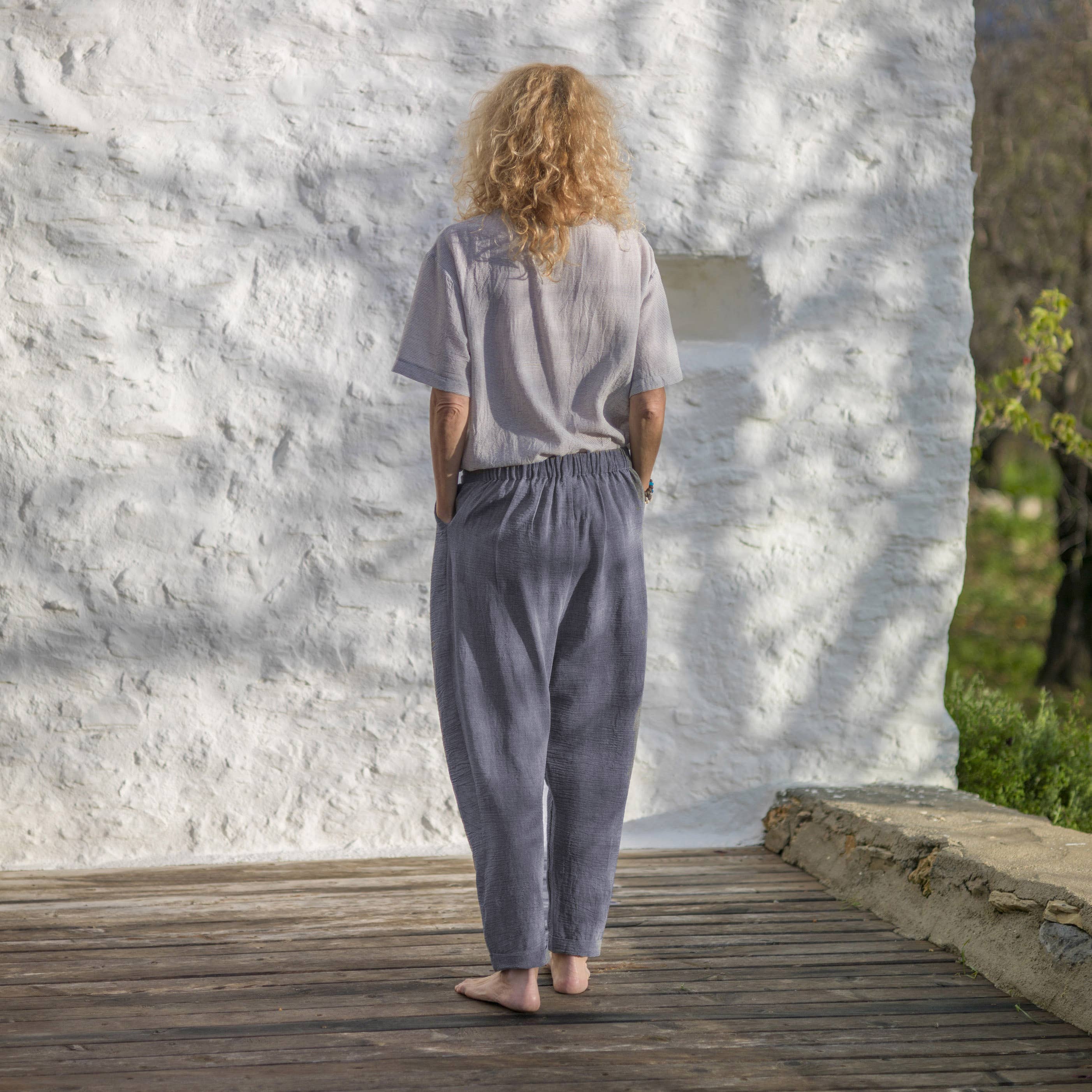 loom.ist - Vendita all'ingrosso Pantalone - Donna - Pantaloni Sile Fold Over34