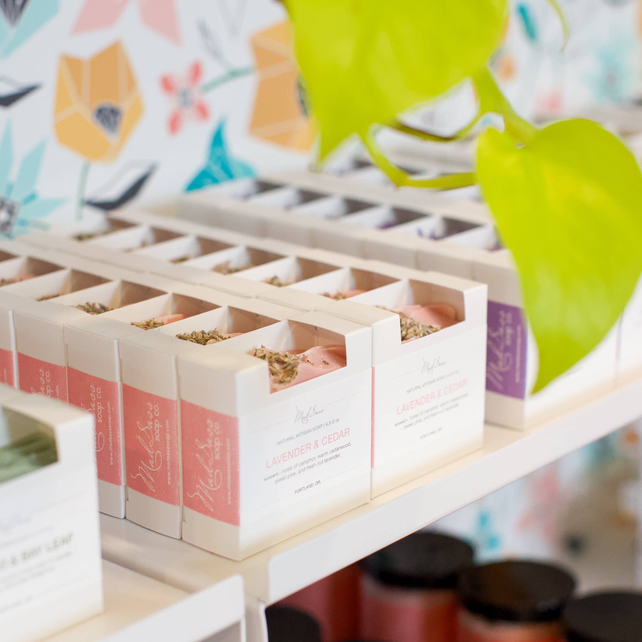 Mad Sass Soap Co - Vente Pains de savon - Lavender & Cedar - Savon artisanal2