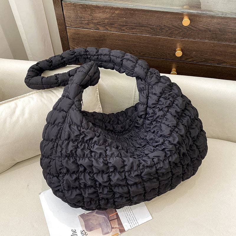 Sweetkama - Wholesale Tote Bag - Women's - Ladies Puffer Cloud Bag Tote Handbag Slouch Bag SKAB0105