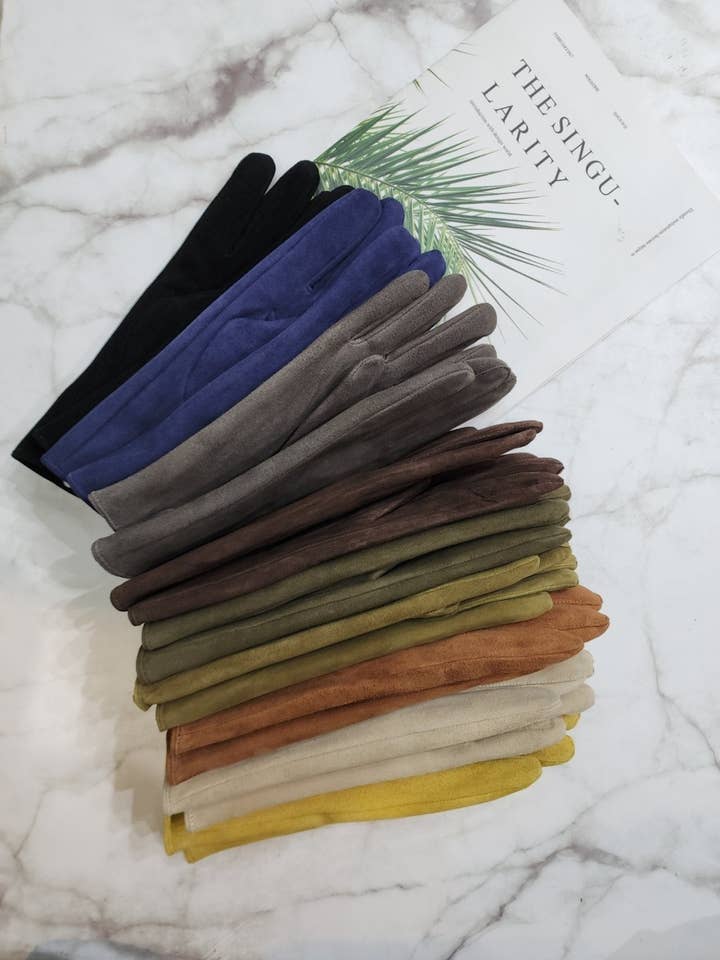 100% Sheepskin Long Gloves – Made in Korea for wholesale by Little Light