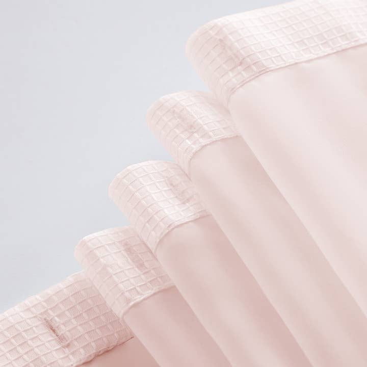 Dainty Home - Wholesale Shower Curtain - Complete Shower Curtain With Detachable Liner In Pink