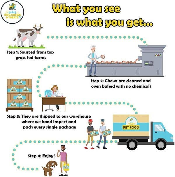 Hotspot Pets - Wholesale Pet Treats - Dog - 12'' Natural Braided Premium Bully Sticks Dog Treats 6 COUNT4