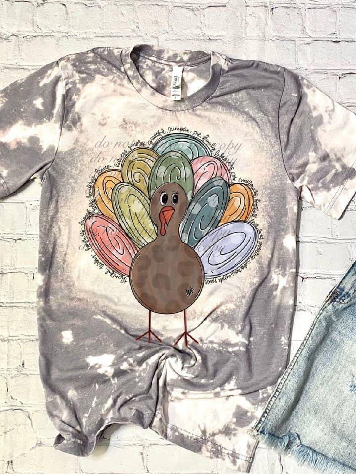 Turkey Fall Single DTF Transfer SKU2139 for wholesale by Sindee’s Boutique