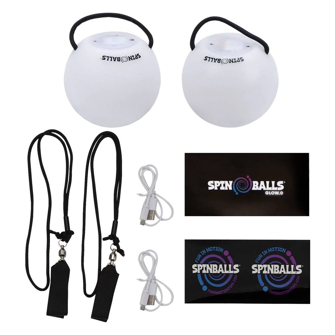 Fun In Motion Toys - Wholesale Light-Up Toy - Kids & Baby - Glow.0 LED Spinballs - Poi Balls2