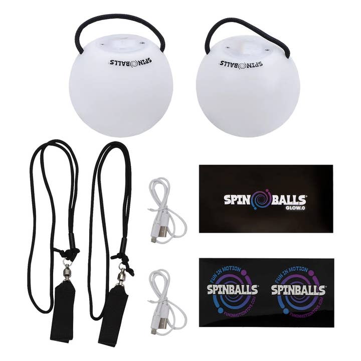 Fun In Motion Toys - Wholesale Light-Up Toy - Kids & Baby - Glow.0 LED Spinballs - Poi Balls2